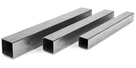 Perfiles tubulares rectangulares de acero comercial_muestra