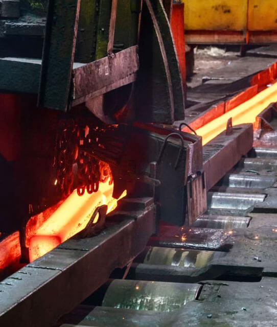 Proceso de fabricación de perfil estructural de acero laminado en caliente